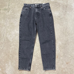 Zara Black Classic Mom Fit Straight Leg Jeans Women’s Size 8 Zipper Fly NWT